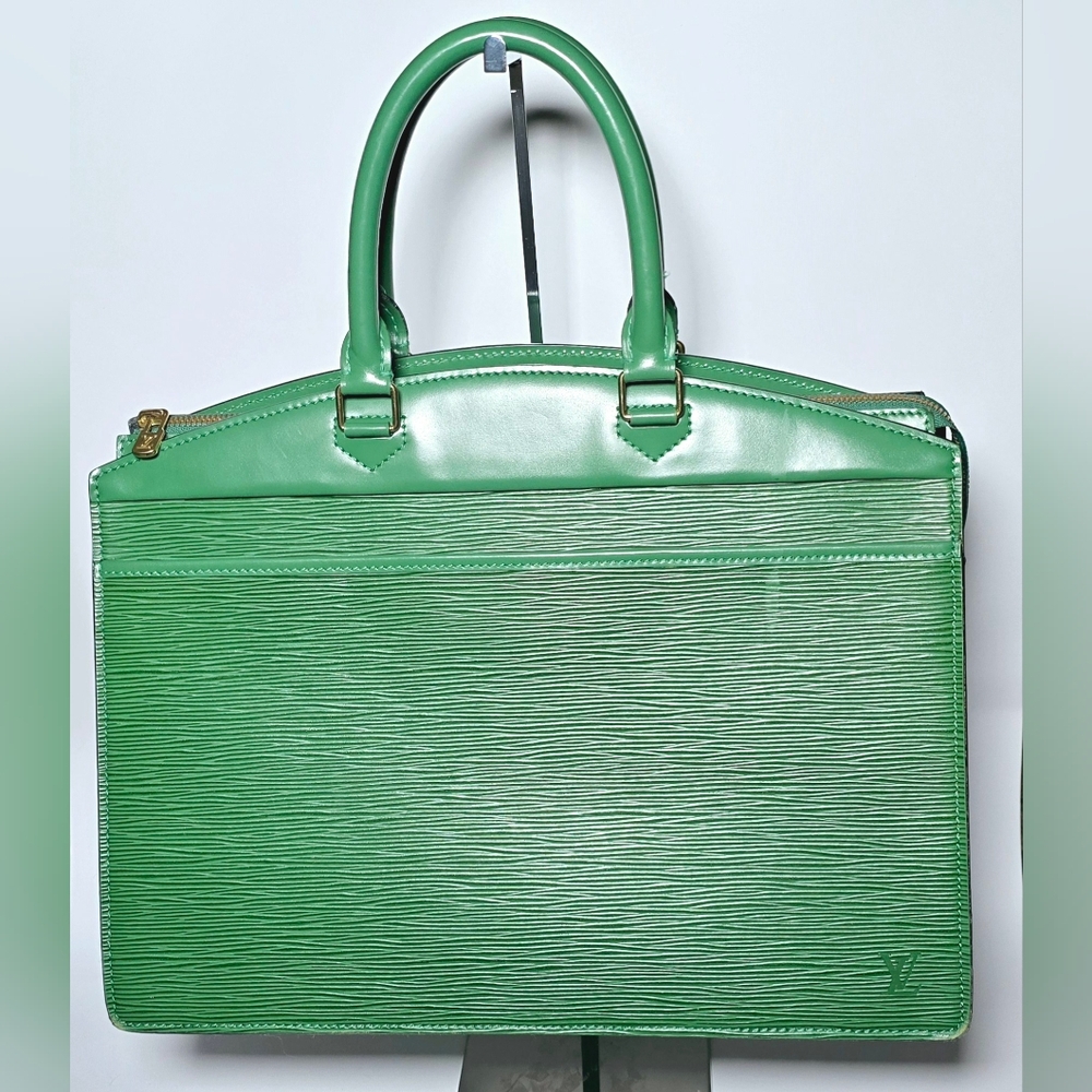 Louis Vuitton Green Epi Riviera Bag